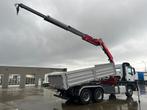 Mercedes Arocs 2636 met kraan en kipper EURO6, Te koop, Grijs, Diesel, Bedrijf