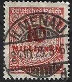 1 Postzegel Duitse Rijk 1923 Cijfer (III) in cirkel, Postzegels en Munten, Postzegels | Europa | Duitsland, Ophalen of Verzenden