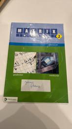 Matrix wiskunde 2, Boeken, Ophalen of Verzenden, Gelezen, ASO, Wiskunde A