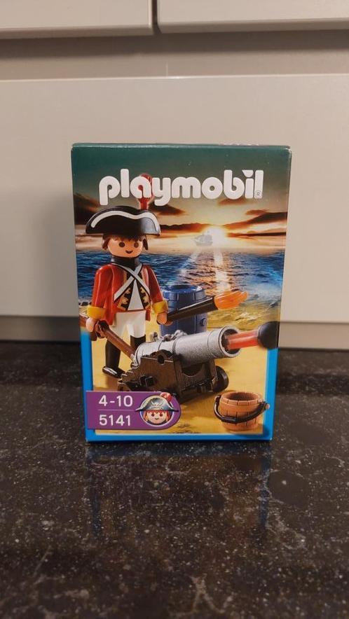 PLAYMOBIL - Britse officier met kannon - 5141 : NIEUW, Kinderen en Baby's, Speelgoed | Playmobil, Nieuw, Complete set, Ophalen of Verzenden