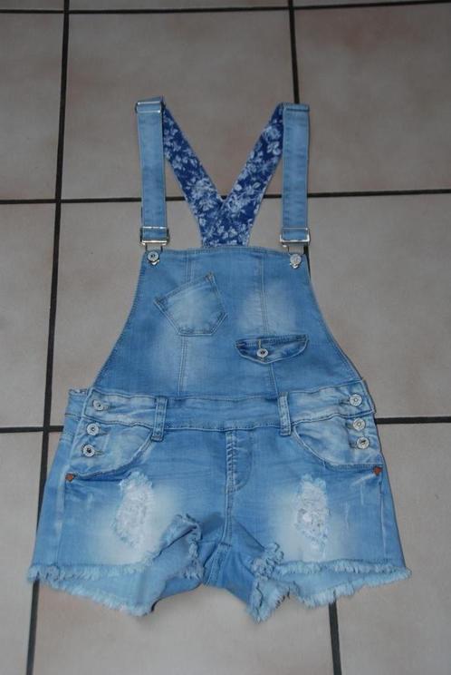 Vervaagde lichtblauwe jeansplaysuit maat 36 als NIEUW!, Kleding | Dames, Spijkerbroeken en Jeans, Zo goed als nieuw, W28 - W29 (confectie 36)