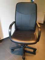 Bureaustoel, zwart met pomp., Huis en Inrichting, Stoelen, Ophalen, Zo goed als nieuw, Zwart, Kunststof