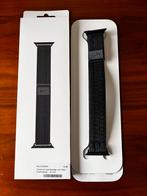 Apple watch geweven sportbandje nike - 45mm, Comme neuf, Noir, Apple/Nike, IOS
