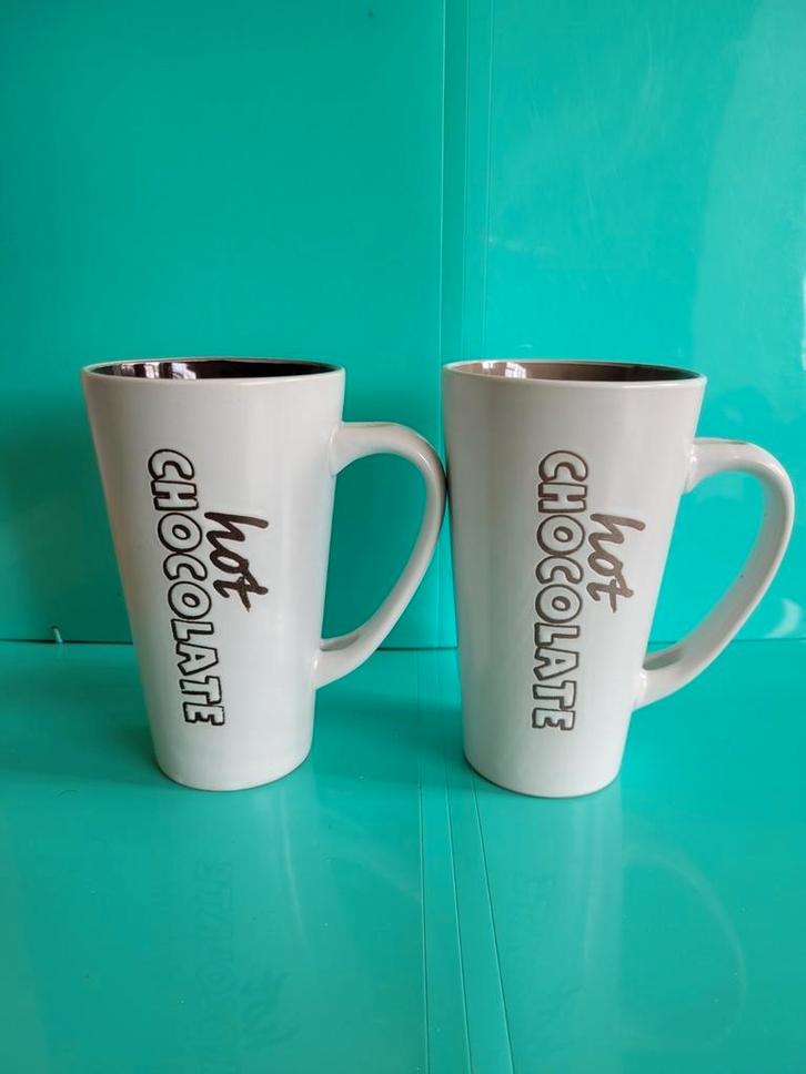 Tasses lot de 2, Maison & Meubles, Cuisine | Vaisselle, Comme neuf, Enlèvement ou Envoi