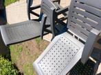 Verstelbare tuinstoelen grijs bijna niet gebruikt, Tuin en Terras, Tuinsets en Loungesets, Ophalen, Zo goed als nieuw