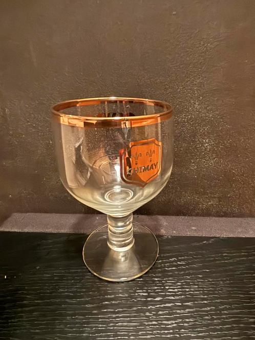 Ancien verre chimay collector, Verzamelen, Glas en Drinkglazen, Zo goed als nieuw, Bierglas