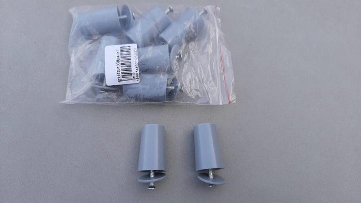 rolluikstop Rolluik arret rolluikaanslag rolluikstopper, Doe-het-zelf en Bouw, Rolluiken, Nieuw, Grijs, Ophalen of Verzenden