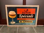 Grand panneau pub pour la bière Super Spéciale en étain, Enlèvement ou Envoi, Comme neuf, Panneau publicitaire