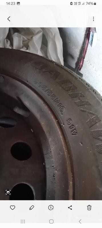 3jantes en tolles avec pneu très peu utilisés
