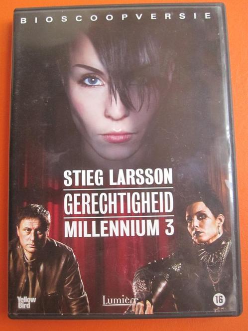 Millennium 3 - Gerechtigheid (2009), Cd's en Dvd's, Dvd's | Thrillers en Misdaad, Zo goed als nieuw, Actiethriller, Vanaf 16 jaar