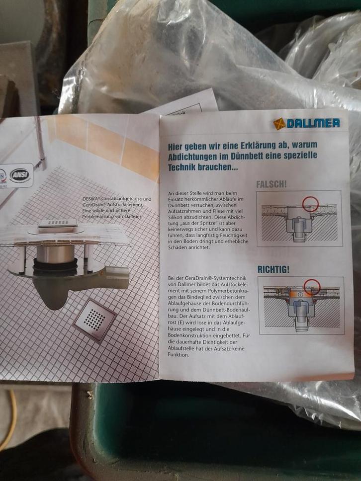 Afvoer roosters, Doe-het-zelf en Bouw, Sanitair, Nieuw, Douche, Inox, Ophalen