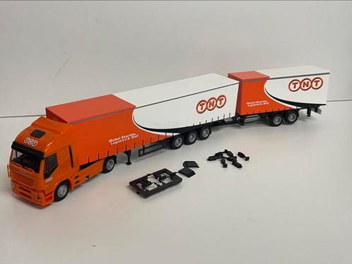 AWM (als Herpa) Iveco Stralis LZV TNT 1/87, Hobby en Vrije tijd, Modelauto's | 1:87, Zo goed als nieuw, Bus of Vrachtwagen, AWM