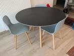 Tafel Design Hay, Huis en Inrichting, Tafels | Bijzettafels, Kunststof, Rond, Zo goed als nieuw, 75 cm of meer