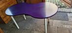 Paarse bureautafel, Huis en Inrichting, Bureaus, Ophalen, Gebruikt, Bureau