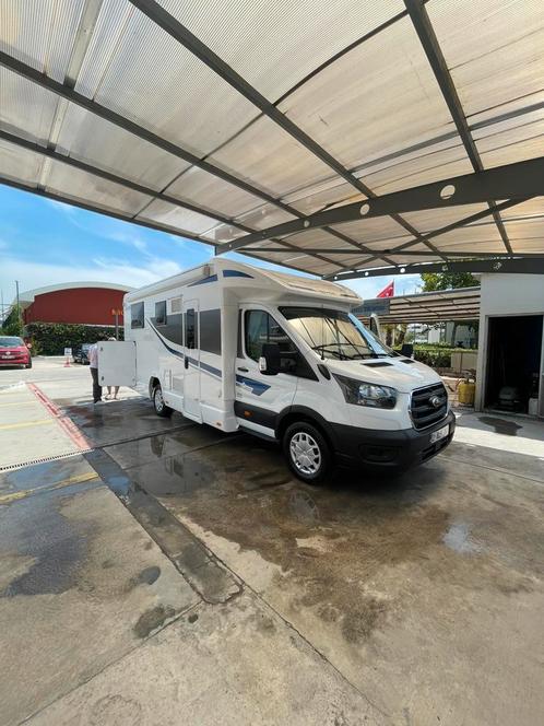FORD EVO 95 PLUS HEFBED - Standaard uitrusting, Caravans en Kamperen, Mobilhomes, Particulier, tot en met 5, Ford, Diesel, 7 tot 8 meter