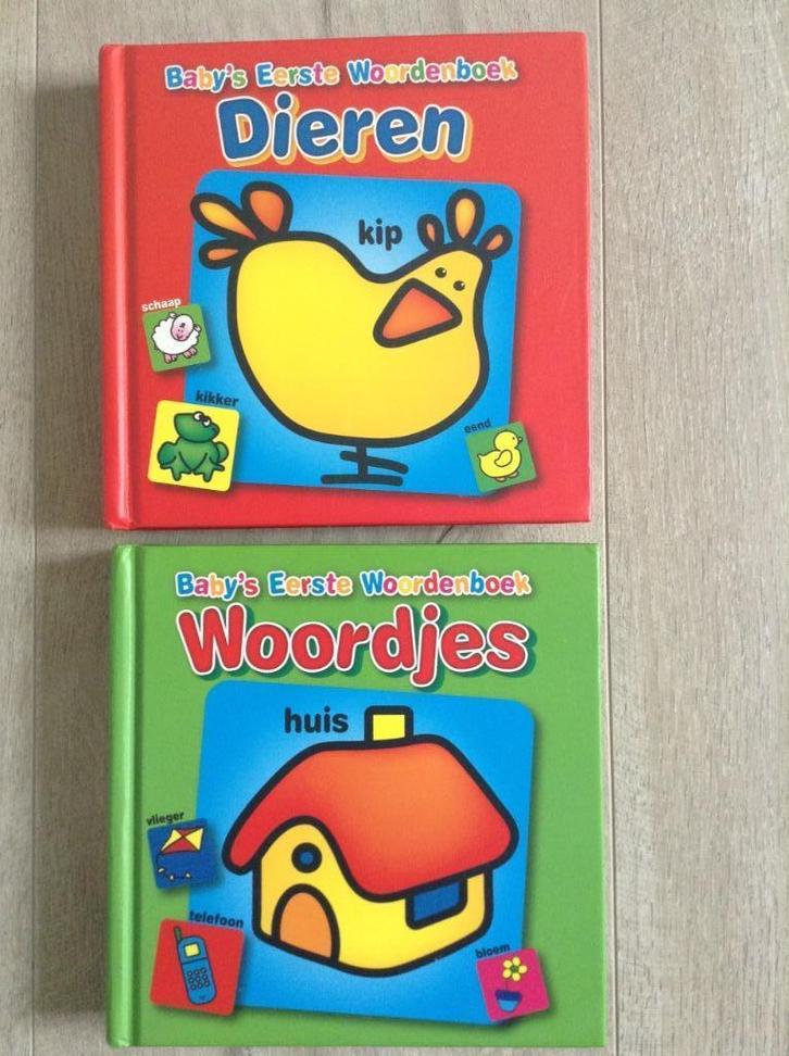 Baby's eerste woordenboekjes - 2 stuks, Boeken, Kinderboeken | Baby's en Peuters, Zo goed als nieuw, 6 tot 12 maanden, Ophalen of Verzenden