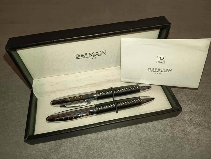 Parure style de luxe Pierre balmain paris, Verzamelen, Pennenverzamelingen, Zo goed als nieuw, Vulpen, Ophalen