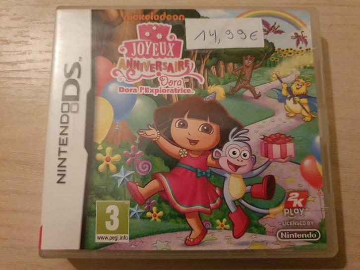 jeu ds joyeux anniversaire dora, Games en Spelcomputers, Games | Nintendo DS, Zo goed als nieuw, Simulatie, Ophalen of Verzenden