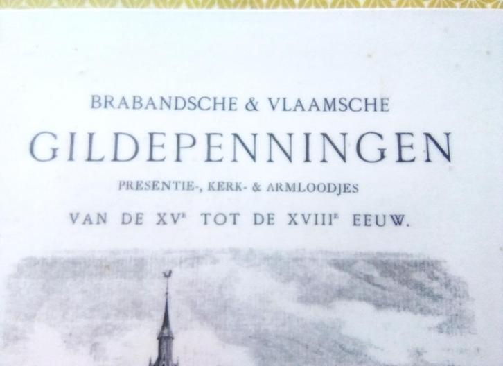 boek 1879 gildepenningen van de 15e tot 18e eeuw minard vanh, Postzegels en Munten, Penningen en Medailles, Ophalen of Verzenden