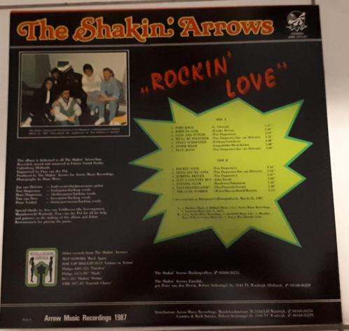 The Shakin' Arrows- Rockin Love(Vinyl Lp)uit Waalwijk..., Cd's en Dvd's, Vinyl | Rock, Zo goed als nieuw, Rock-'n-Roll, 12 inch