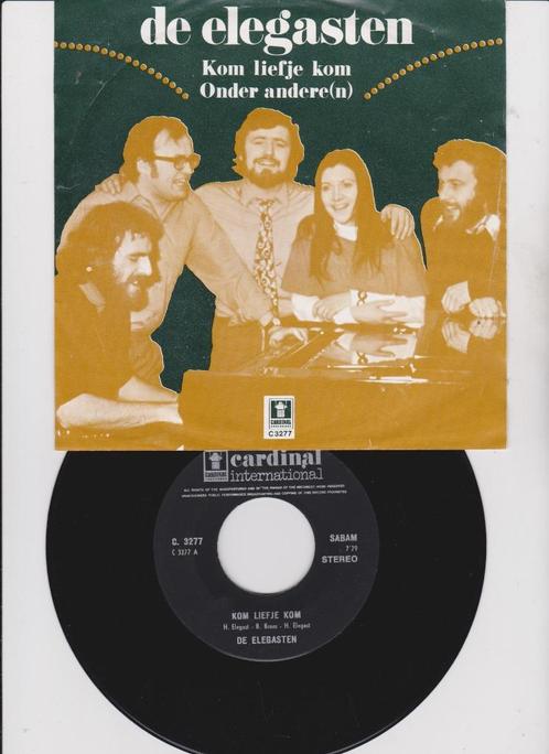De Elegasten – Kom Liefje Kom   1973, Cd's en Dvd's, Vinyl Singles, Zo goed als nieuw, Single, Nederlandstalig, 7 inch, Ophalen of Verzenden