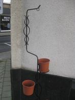 Vintage - Jardinière pour plantes suspendues en fer forgé., Maison & Meubles, Utilisé, Enlèvement ou Envoi