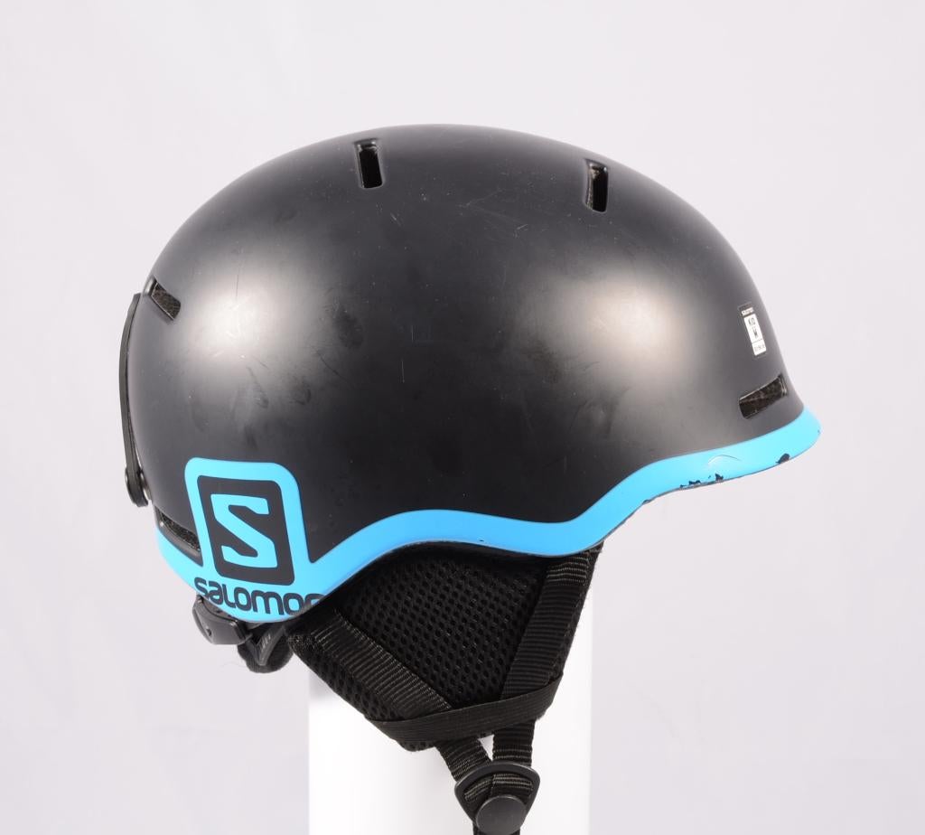 Casque de ski snowboard 53 54 55 56 cm SALOMON GROM NOIR, Carving, Enlèvement ou Envoi, Salomon, Utilisé