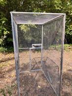 Te koop volière  1,55 m op1m en2m hoog., Dieren en Toebehoren, Ophalen, Zo goed als nieuw, Volière