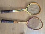 Houten tennisracket Spalding, Sport en Fitness, Tennis, Ophalen, Gebruikt, Racket