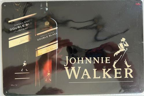Reclamebord vintage Johnnie Walker Double Black - mancave, Verzamelen, Merken en Reclamevoorwerpen, Nieuw, Reclamebord, Ophalen of Verzenden