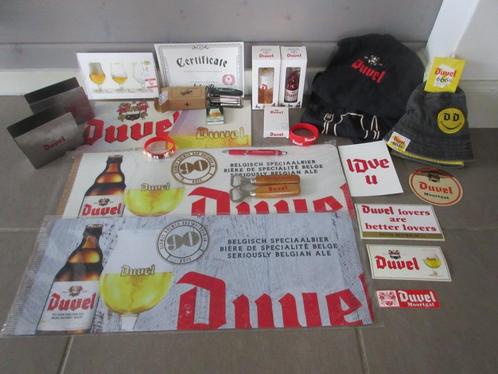 Duvel Moortgat lot  set 3, Verzamelen, Biermerken, Zo goed als nieuw, Reclamebord, Plaat of Schild, Duvel, Ophalen of Verzenden