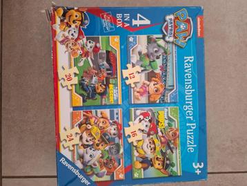 Puzzel Paw Patrol 4 in 1 beschikbaar voor biedingen