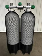 Duikkfles - 2x10L 232 bar - O2 clean - keuring 7/2025, Watersport en Boten, Duiken, Ophalen, Zo goed als nieuw