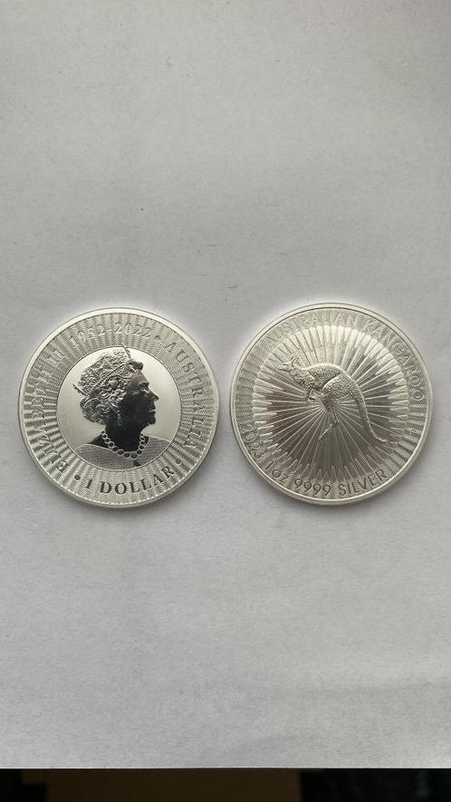 1 ounce zilveren Kangaroo 2023 Australie, Timbres & Monnaies, Métaux nobles & Lingots, Argent, Enlèvement ou Envoi