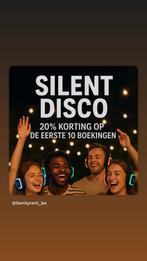 Silent disco huren met lanceringskorting!, Enlèvement, Neuf