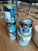 Restjes verf voor muren en badkamer, Doe-het-zelf en Bouw, Verf, Beits en Lak, Ophalen, Zo goed als nieuw, Wit, Verf