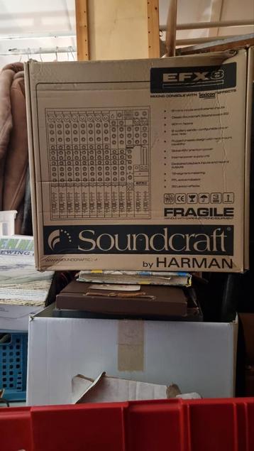 Console de mixage Soundcraft EFX 8 dans sa boîte d'origine., Enlèvement ou Envoi, Comme neuf