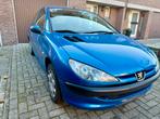 Peugeot 206 / 1.4 Benzine / Euro 4, Auto's, Peugeot, Stof, Zwart, Blauw, Elektrische ramen