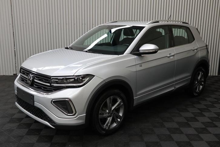 Volkswagen T-Cross 1.0 TSI R-Line DSG Automaat Facelift Tre, Auto's, Volkswagen, T-Cross, ABS, Adaptieve lichten, Adaptive Cruise Control