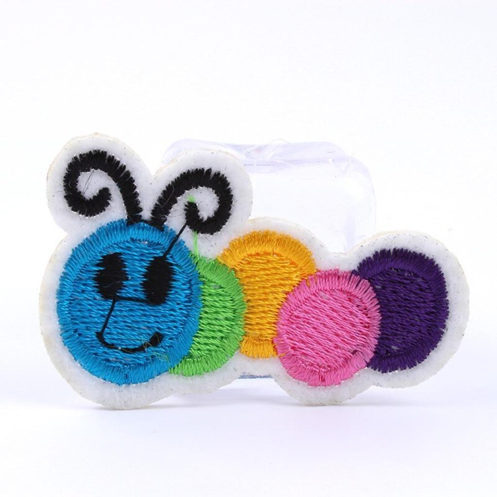 Rups strijkplaatje patch kinderen - 32 x 50 mm, Ophalen of Verzenden, Nieuw