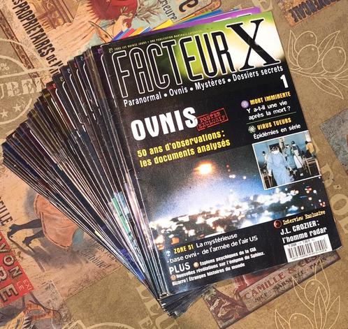 Lot de 32 revues "Facteur X", Livres, Journaux & Revues, Comme neuf, Autres types, Enlèvement ou Envoi