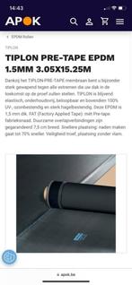 EPDM Tiplon pre-tape 1,5mm 3,05X10.25, Ophalen, Overige materialen, Overige typen, Zo goed als nieuw