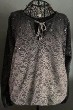 Caroline Biss 38 Très jolie blouse en dentelle, Taille 38/40 (M), Gris, Enlèvement ou Envoi, Comme neuf