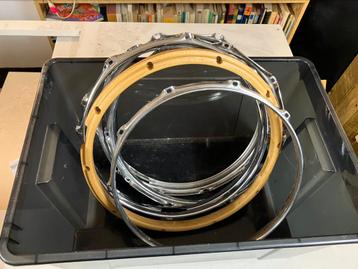 Lot drumparts, ludwig, rogers, slingerland., Musique & Instruments, Batteries & Percussions, Enlèvement, Utilisé, Ludwig