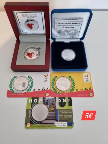 Lot 5 euro België  beschikbaar voor biedingen