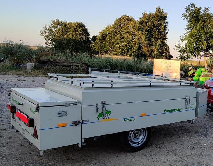 Roadmaster Family S vouwwagen, Caravans en Kamperen, Vouwwagens, Overige merken, meer dan 6, Lichtgrijs, Aanwezig, Ophalen