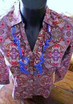 fijn rood uitend 'R2 Westbrook' blouse maat 42, Maat 42/44 (L), Ophalen of Verzenden, R2 Westbrook, Roze