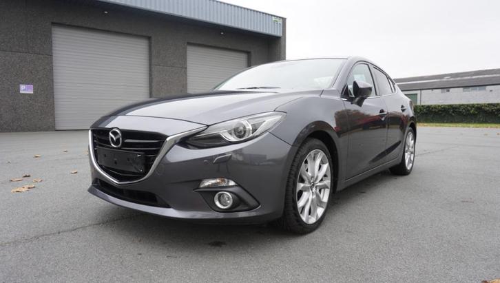 Mazda 3 SKYACTIV-G 120 SkyCruise Leder Navi Cruise Led, Auto's, Mazda, Bedrijf, Te koop, ABS, Airbags, Airconditioning, Bluetooth