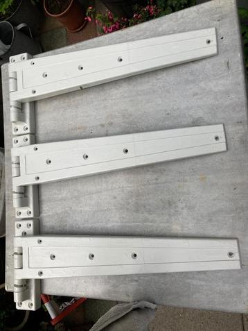 Zware scharnieren 3stuks L58x H23x B6,5 cm voor grote (stal) beschikbaar voor biedingen