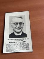 Priester R. Spilliaert  Hoogstade 1874 +Brugge 1951, Verzenden, Rouwkaart